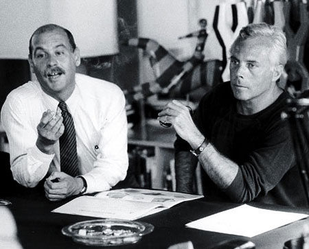 Giorgio Armani és Sergio Galleotti
