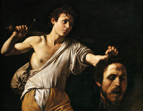 David with the Head of Goliath - Carvaggio